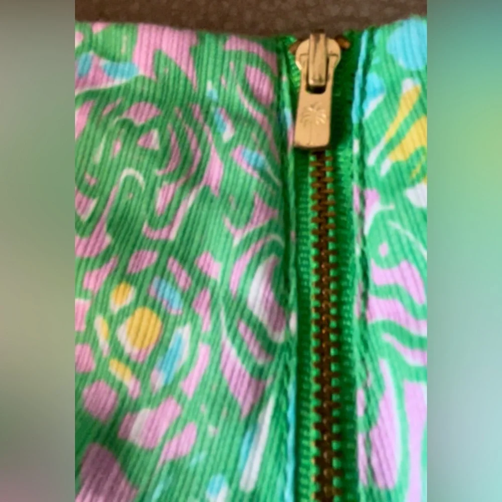 NWOT Vintage Lilly Pulitzer Dobby-Printed Deenie Shorts In Multi Sundance Print - Picture 9 of 17